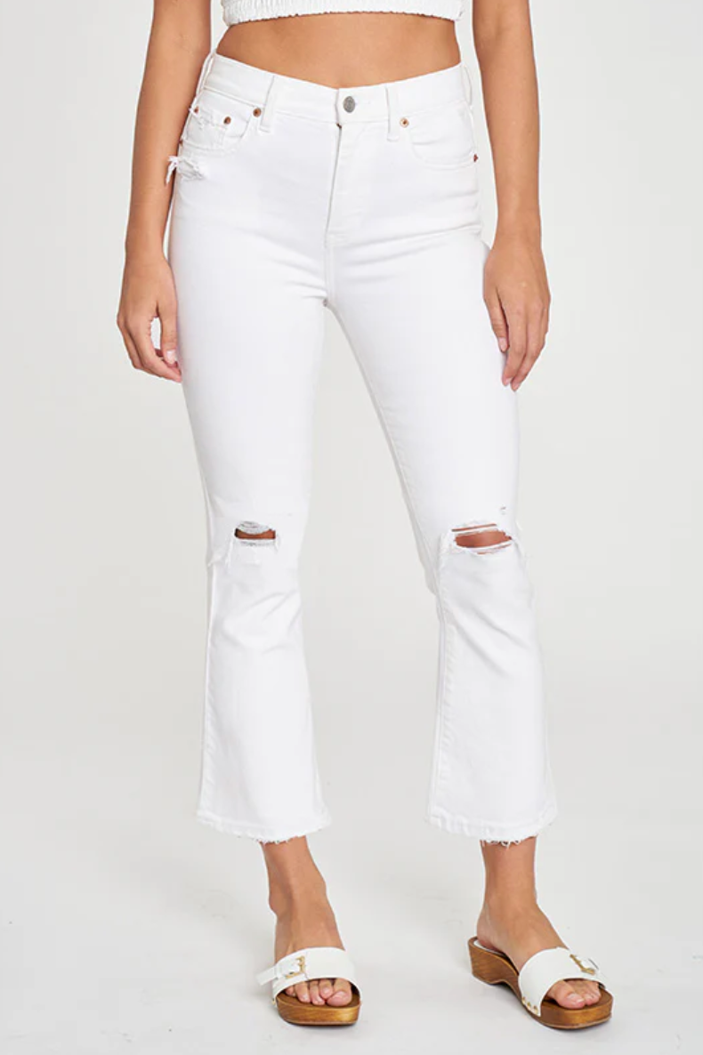 Shy Girl Crop Flare marshmallow