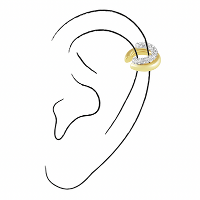 Two Tone Ear Cuff