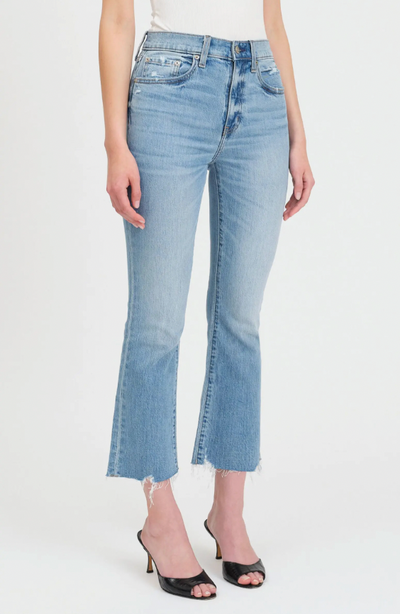 Shy Girl Crop Flare Jeans