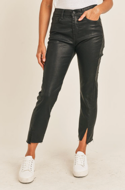 Sadie Wax Split Hem Jeans