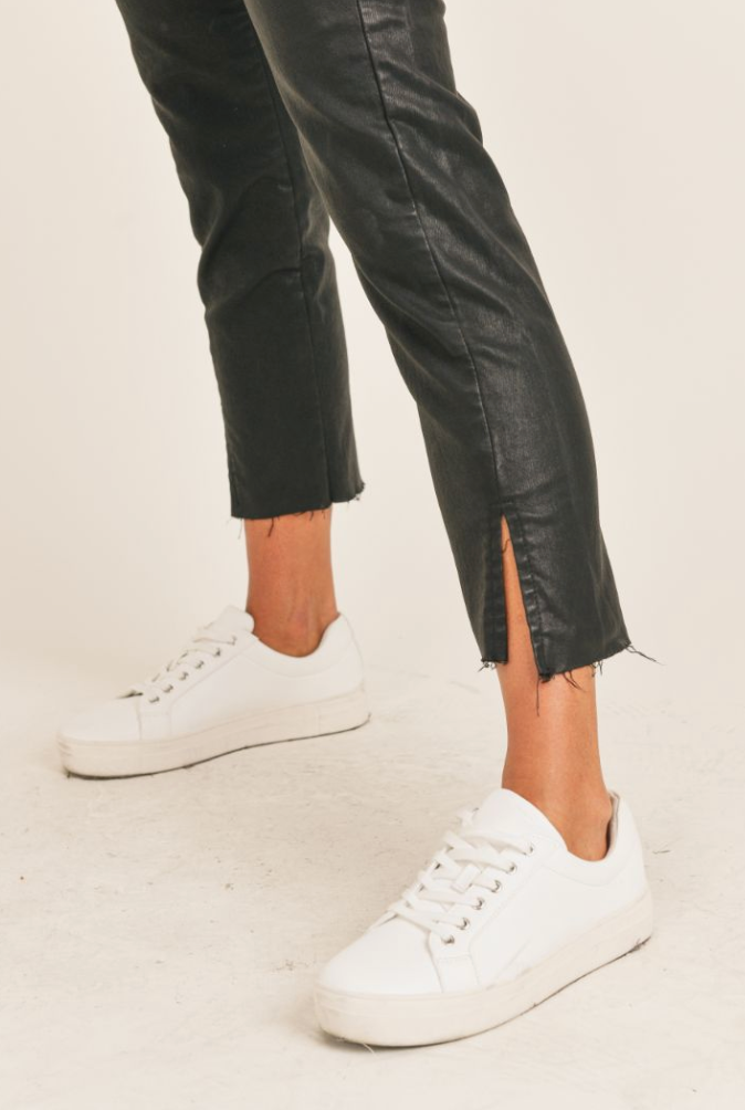 Sadie Wax Split Hem Jeans