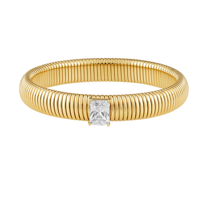 Serenity CZ Bracelet gold clear