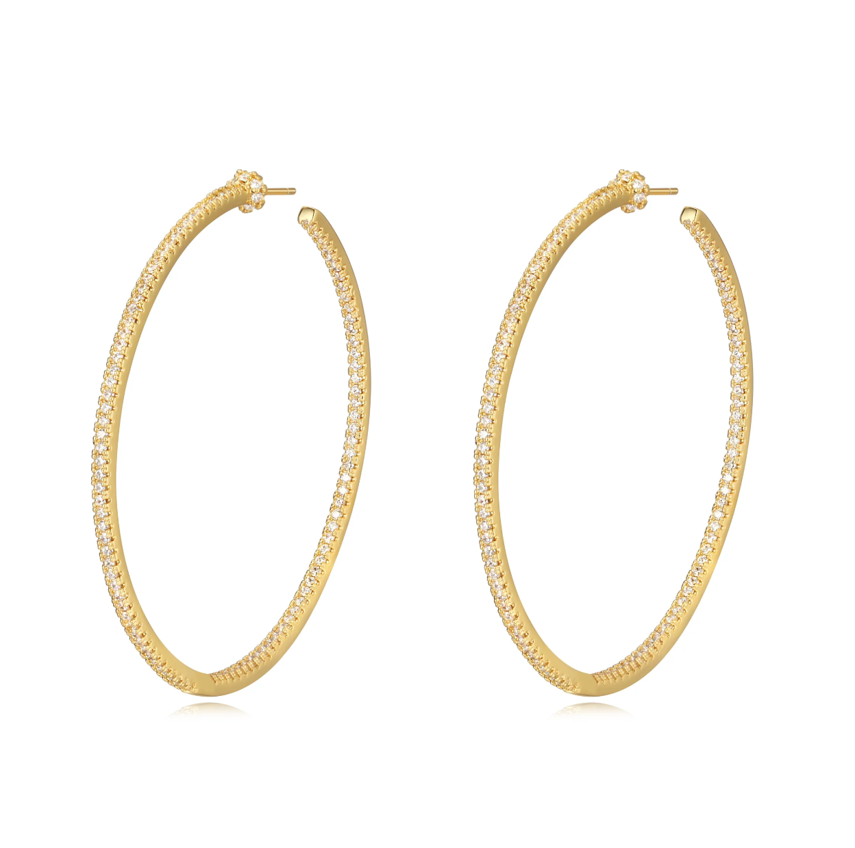 Brittany CZ Hoops