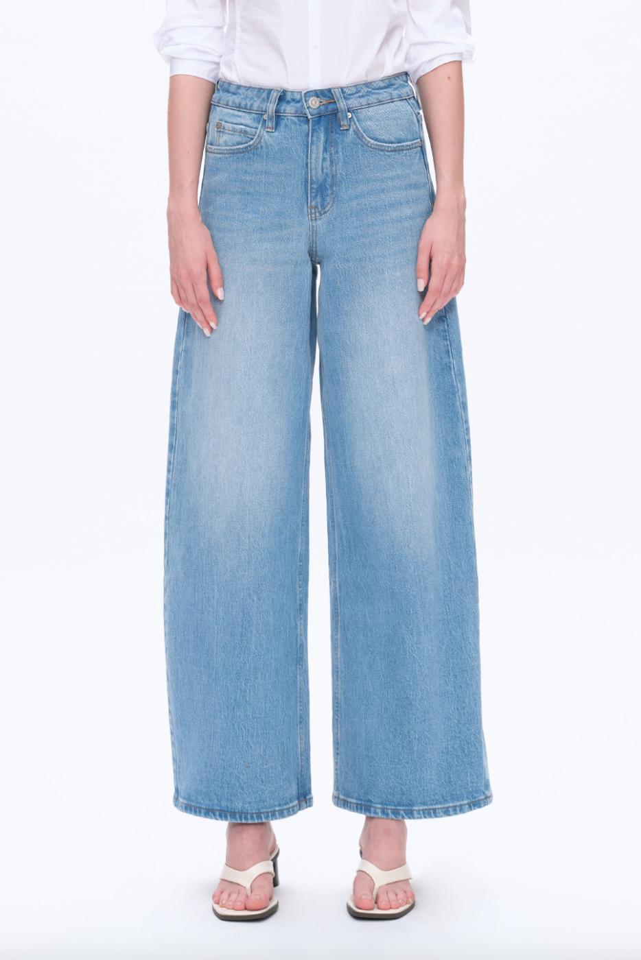 Daisy High Rise Wide Leg Jeans