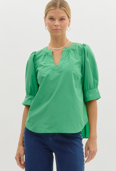 Erica Top green