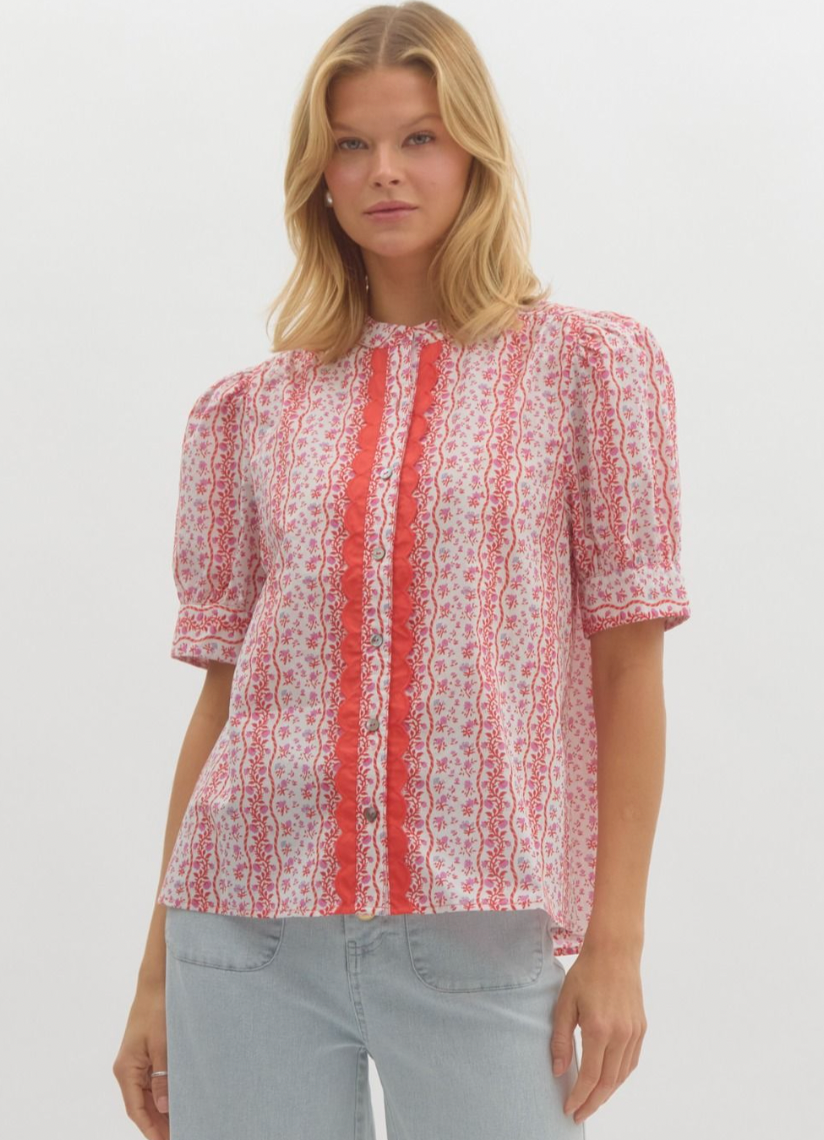 Marilla Shirt coral