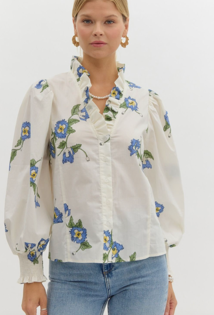 Marguerite Blouse ivory