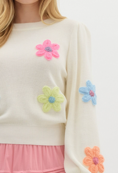 Flower Power Sweater