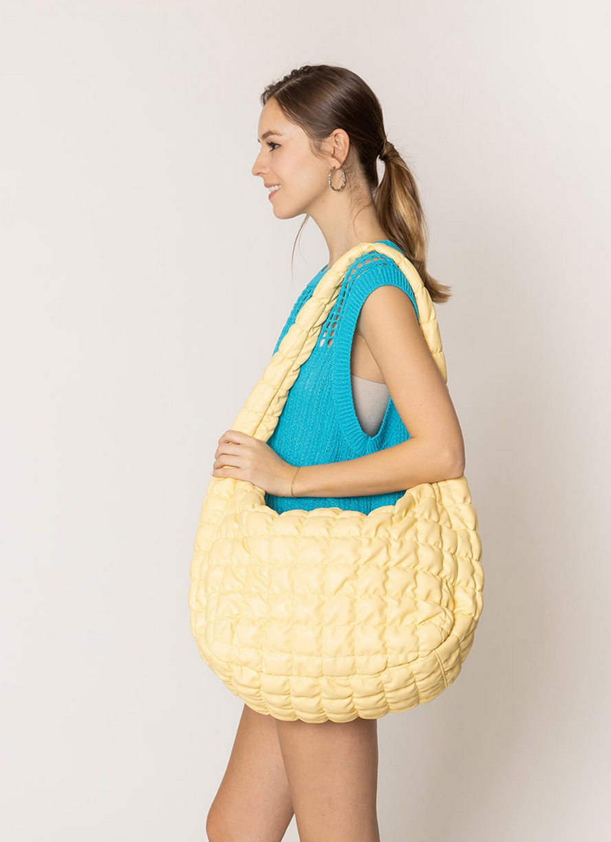 Puff Crossbody yellow