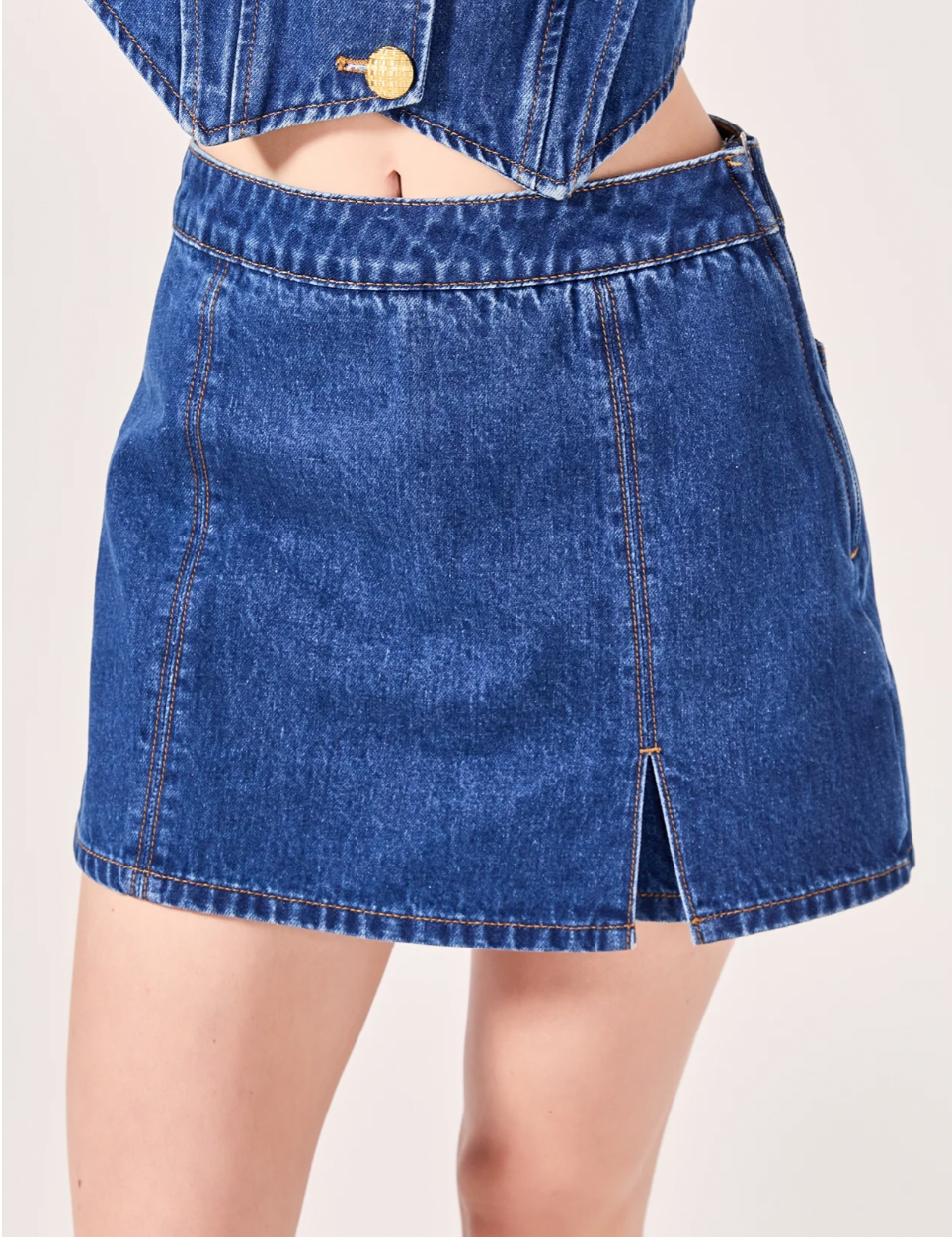 Darci Denim Skort