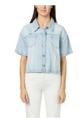 Oversized Crop Shirt