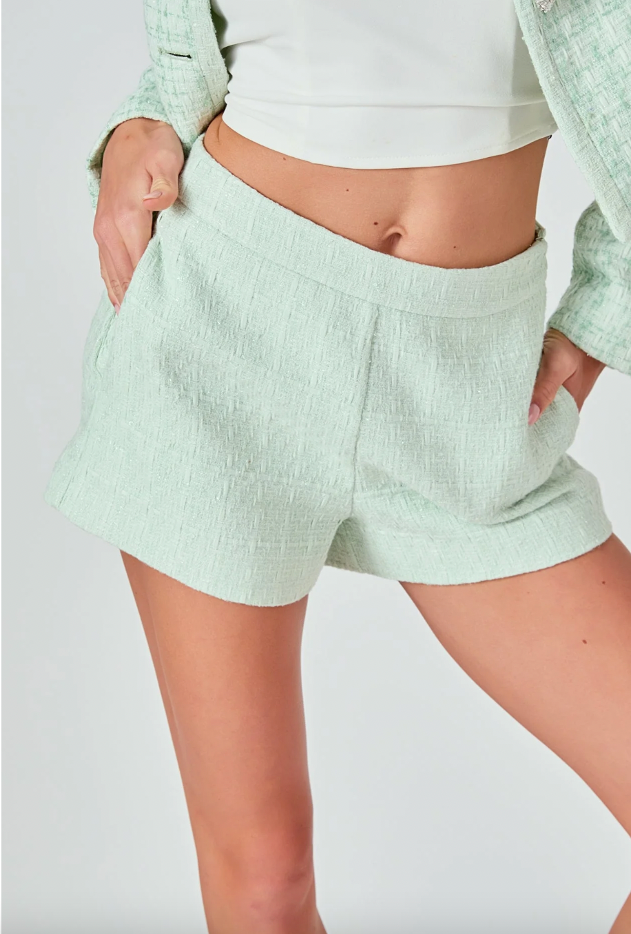 Tweed Shorts