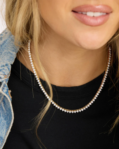 Not Your Basic Tennis Necklace