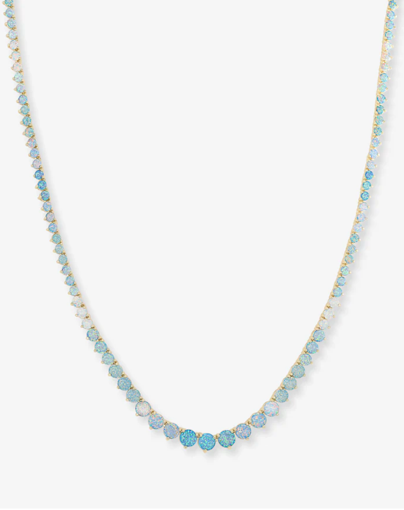 Not Your Basic Ombre Tennis Necklace