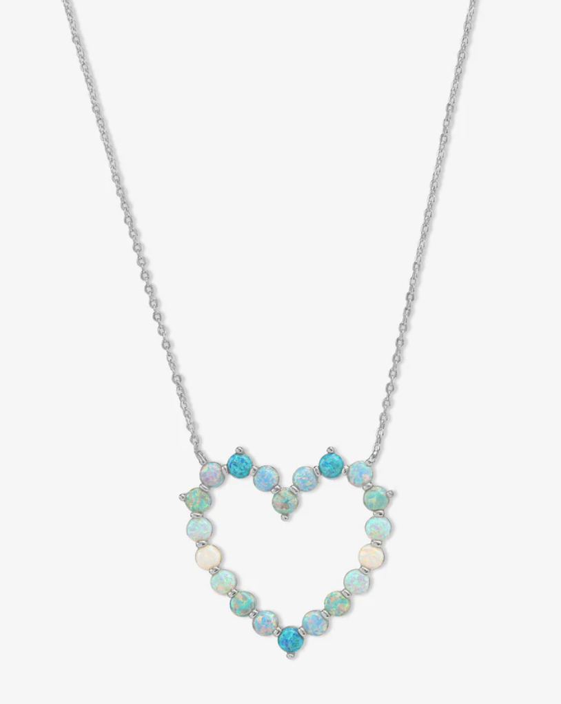 She's An Icon Ombre Heart Necklace