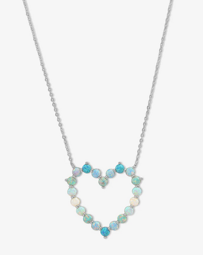 She's An Icon Ombre Heart Necklace