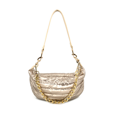 Puffer Bag gold o s