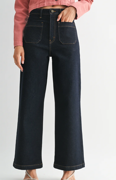 Sailor Patch Pocket Wide Leg