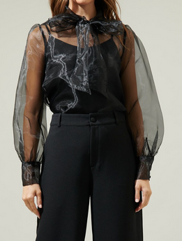 Clayton Puff L/S Line Top