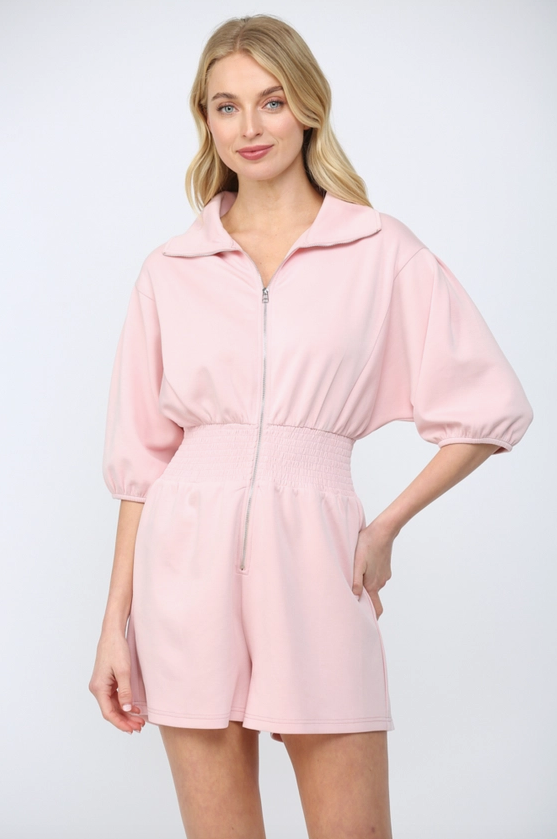 Julia Smocked Waist Romper
