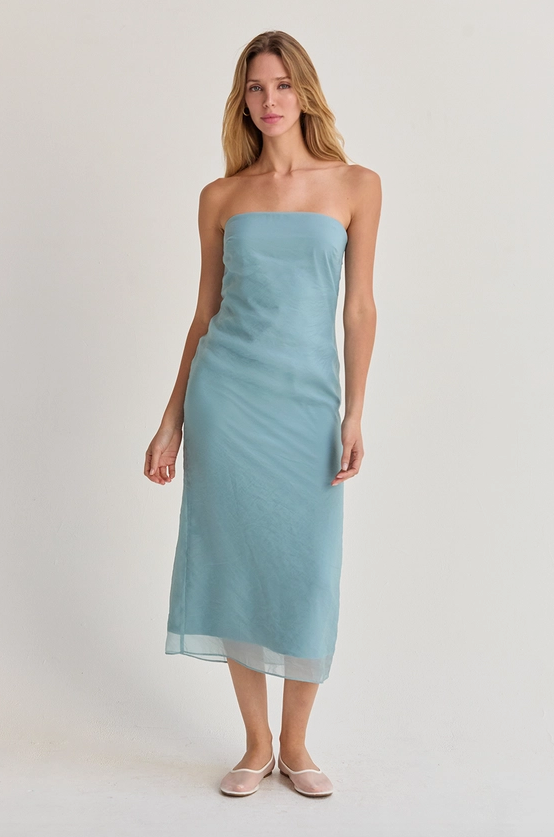 Zeah Organza Midi Dress