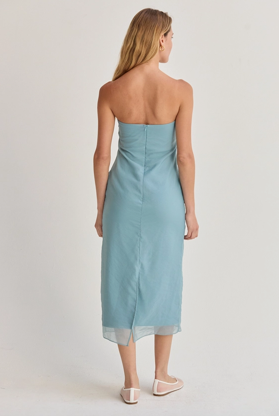 Zeah Organza Midi Dress