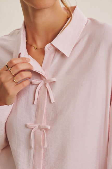 Charlotte Detailed Button-Down Blouse