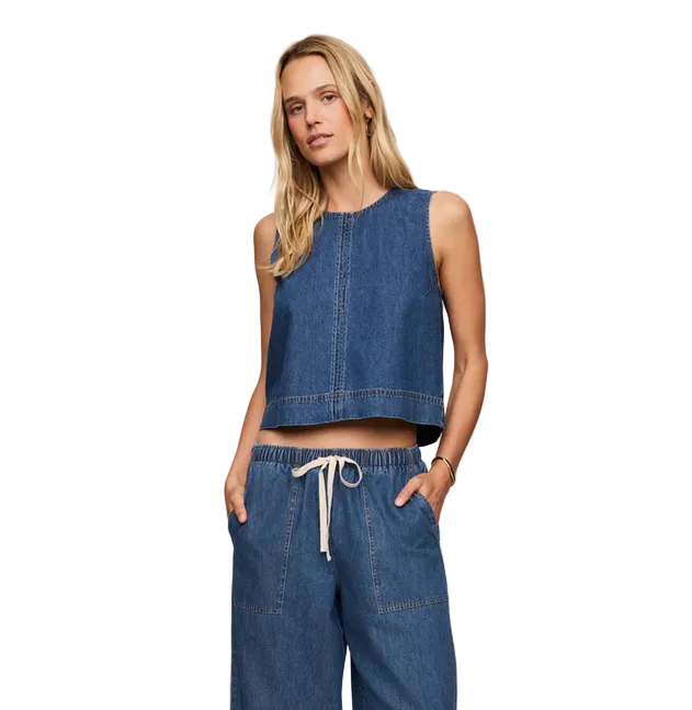 Sun Seeker Denim Tank