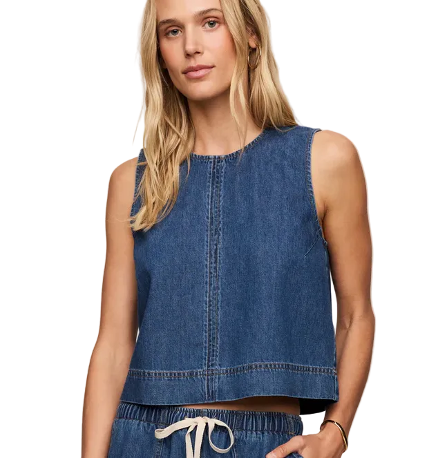 Sun Seeker Denim Tank