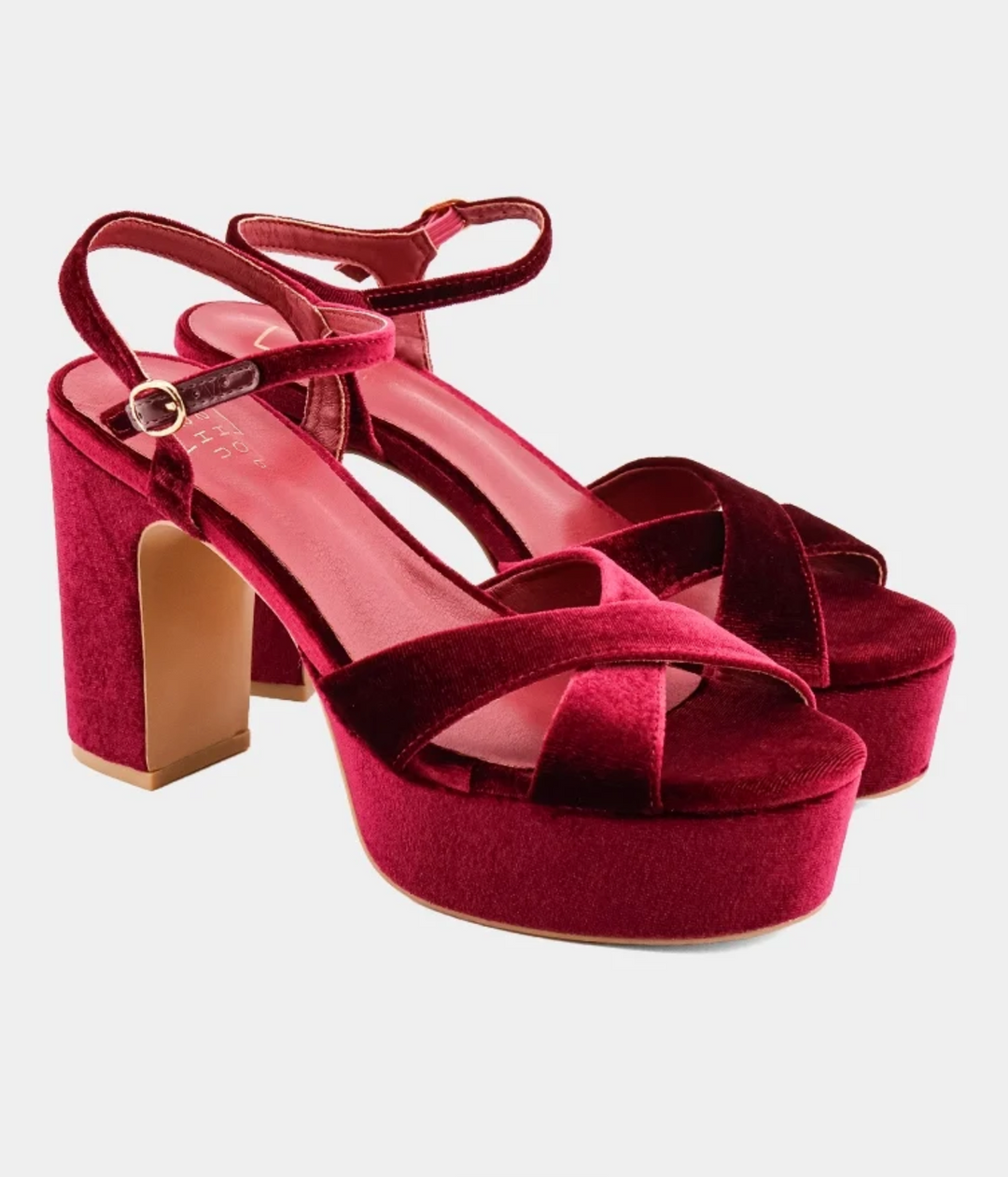 Gwen Velvet Heel