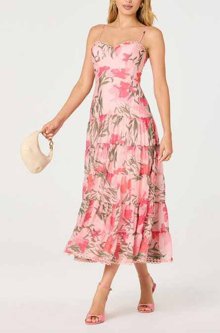 Lianna Dress PINK FLORAL