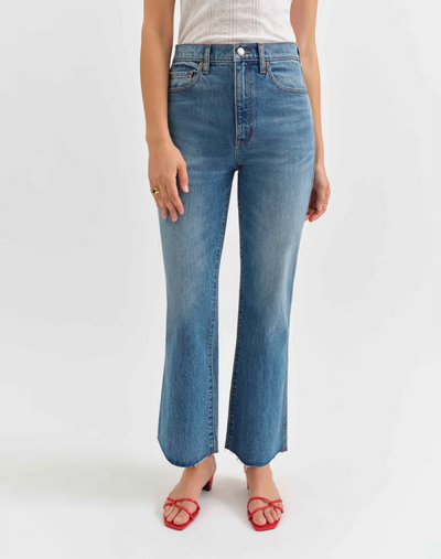 Soho Rawcut High Rise Ankle Flare
