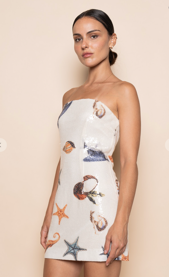 Ocean Floor Mini Dress
