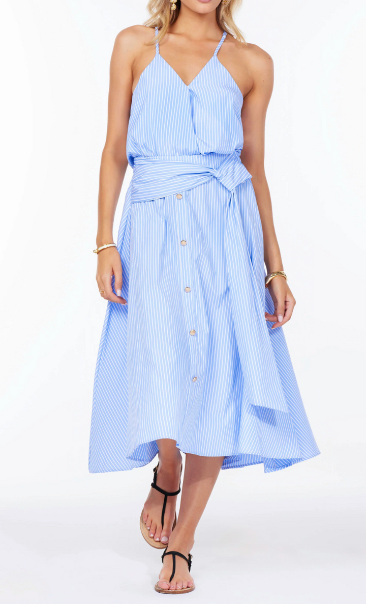 Summer Poplin Midi Skirt