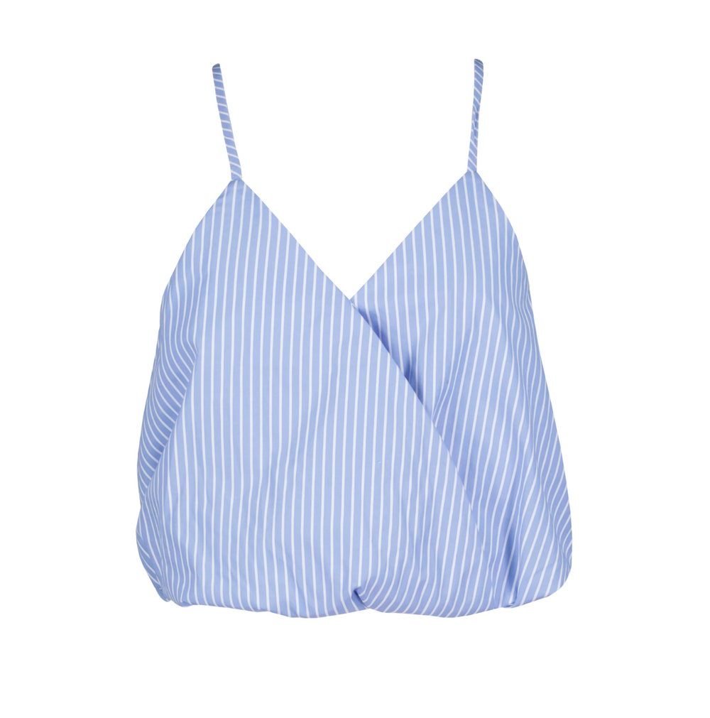 Summer Poplin Bubble Top