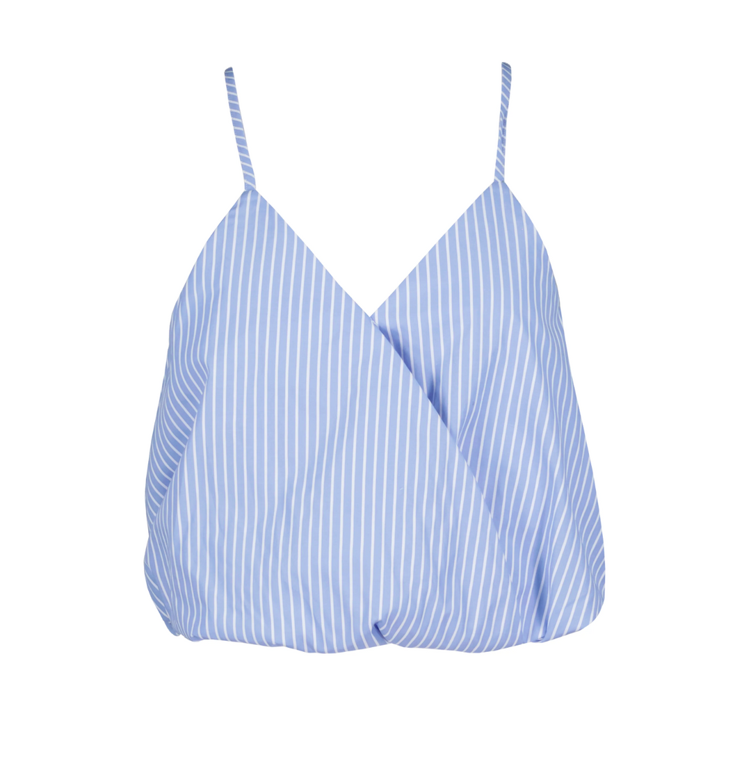 Summer Poplin Bubble Top