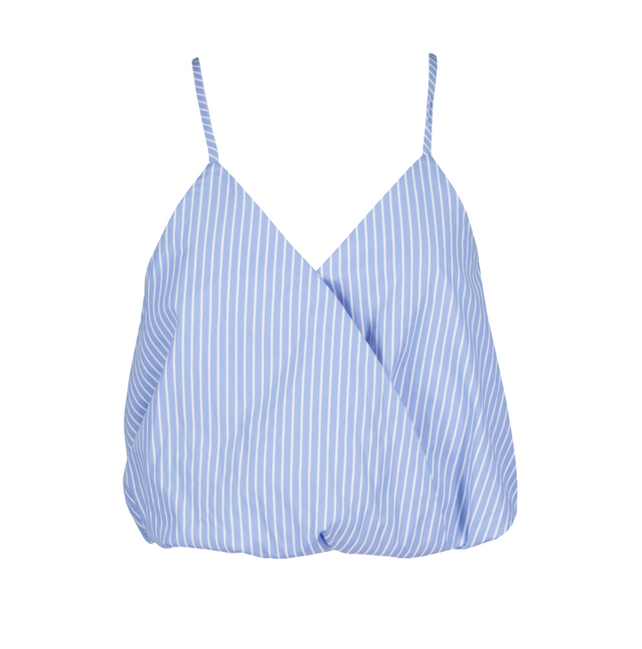 Summer Poplin Bubble Top