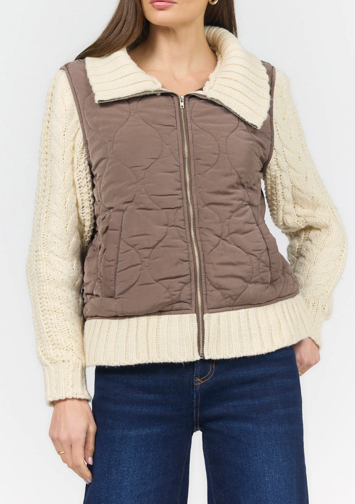 Petra Zip Up Sweater