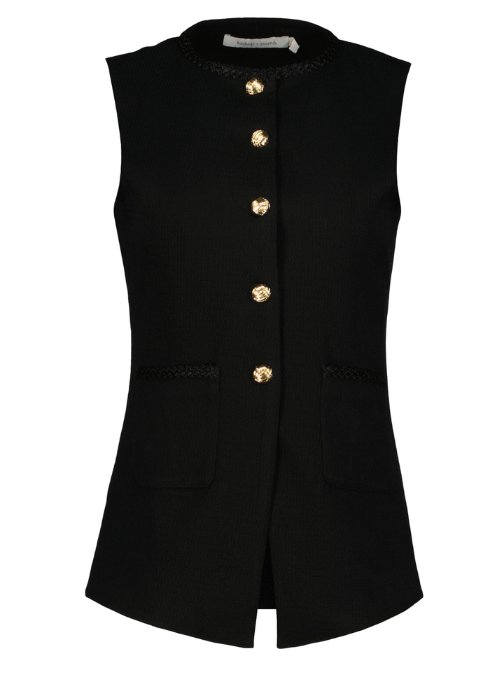 Regent Sleeveless Tweed Jacket