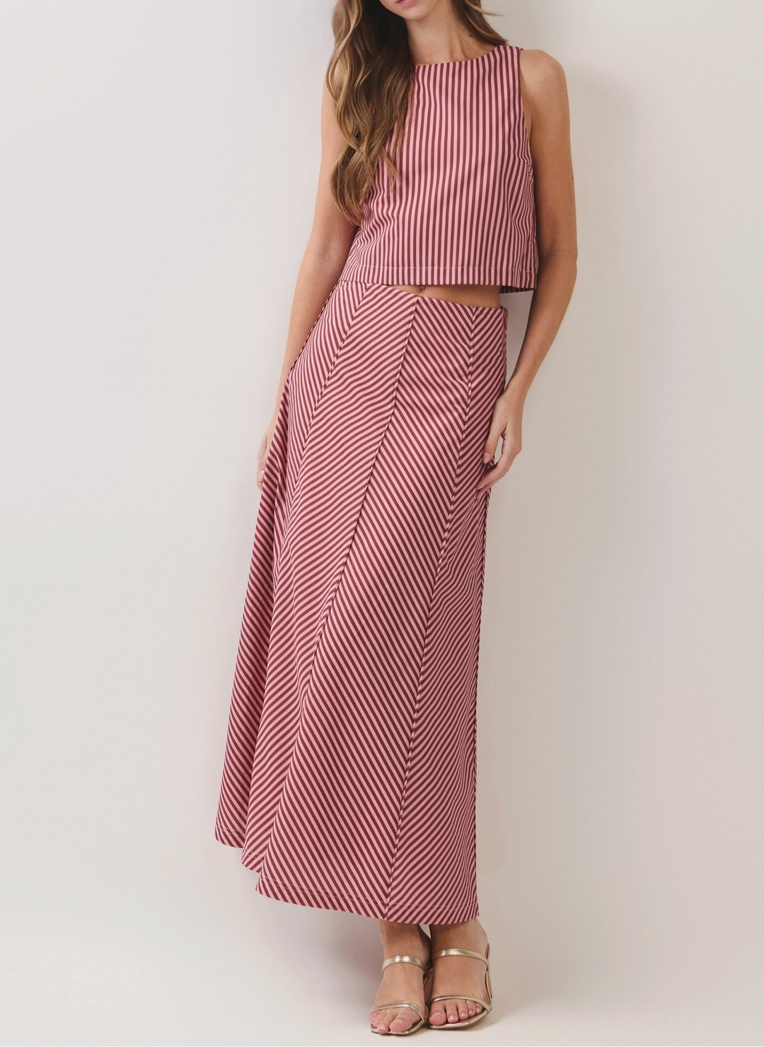 Shawn A Line Midi Skirt