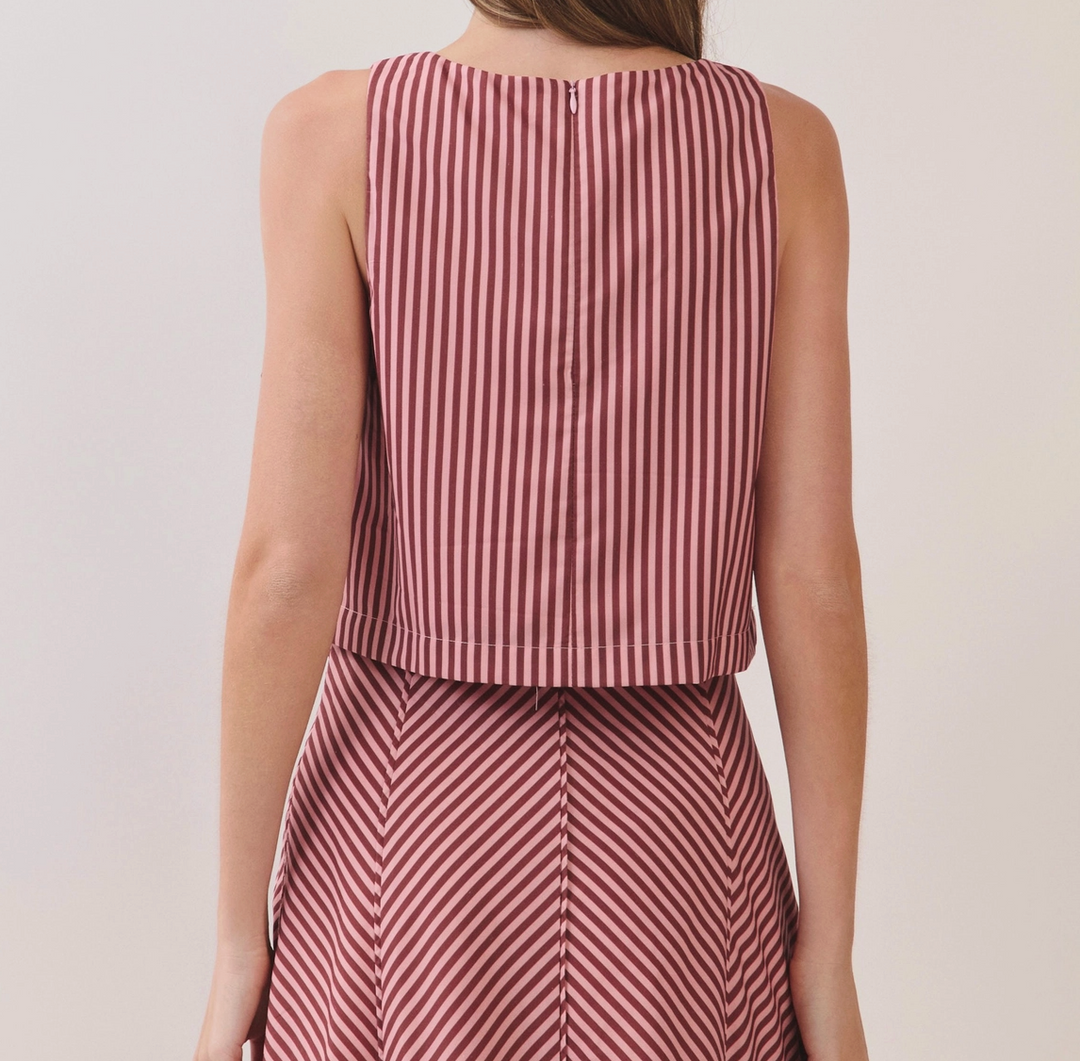 Shawn Sleeveless Crop Top