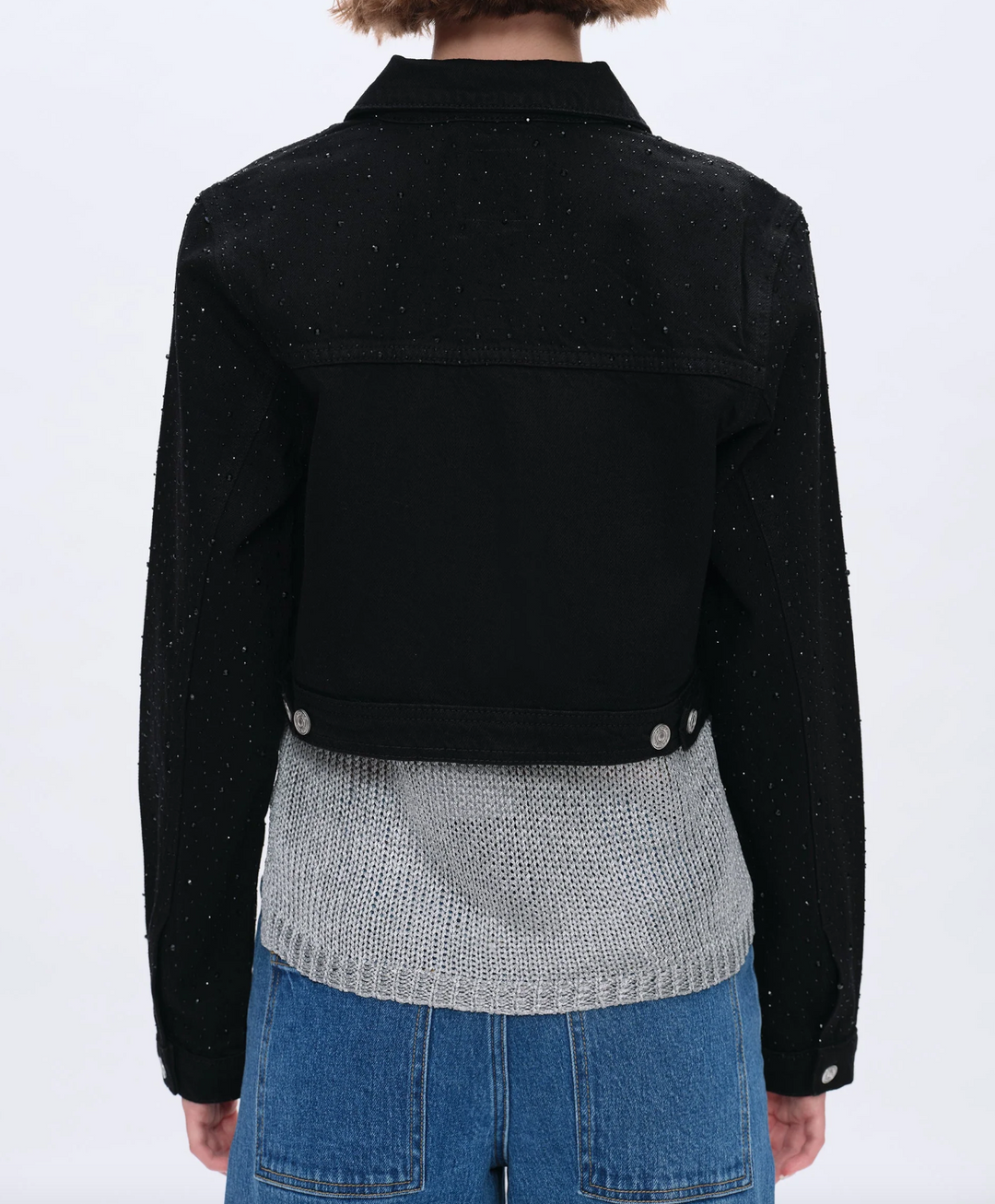 Alice Rhinestone Denim Jacket