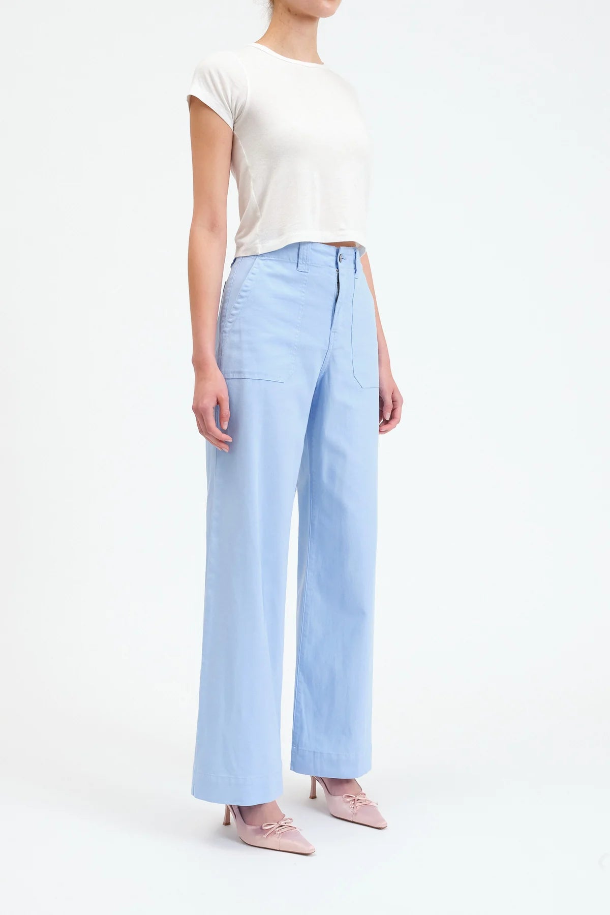 Trooper High Rise Wide Leg Jeans