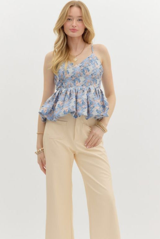 Cami Jacquard Tank