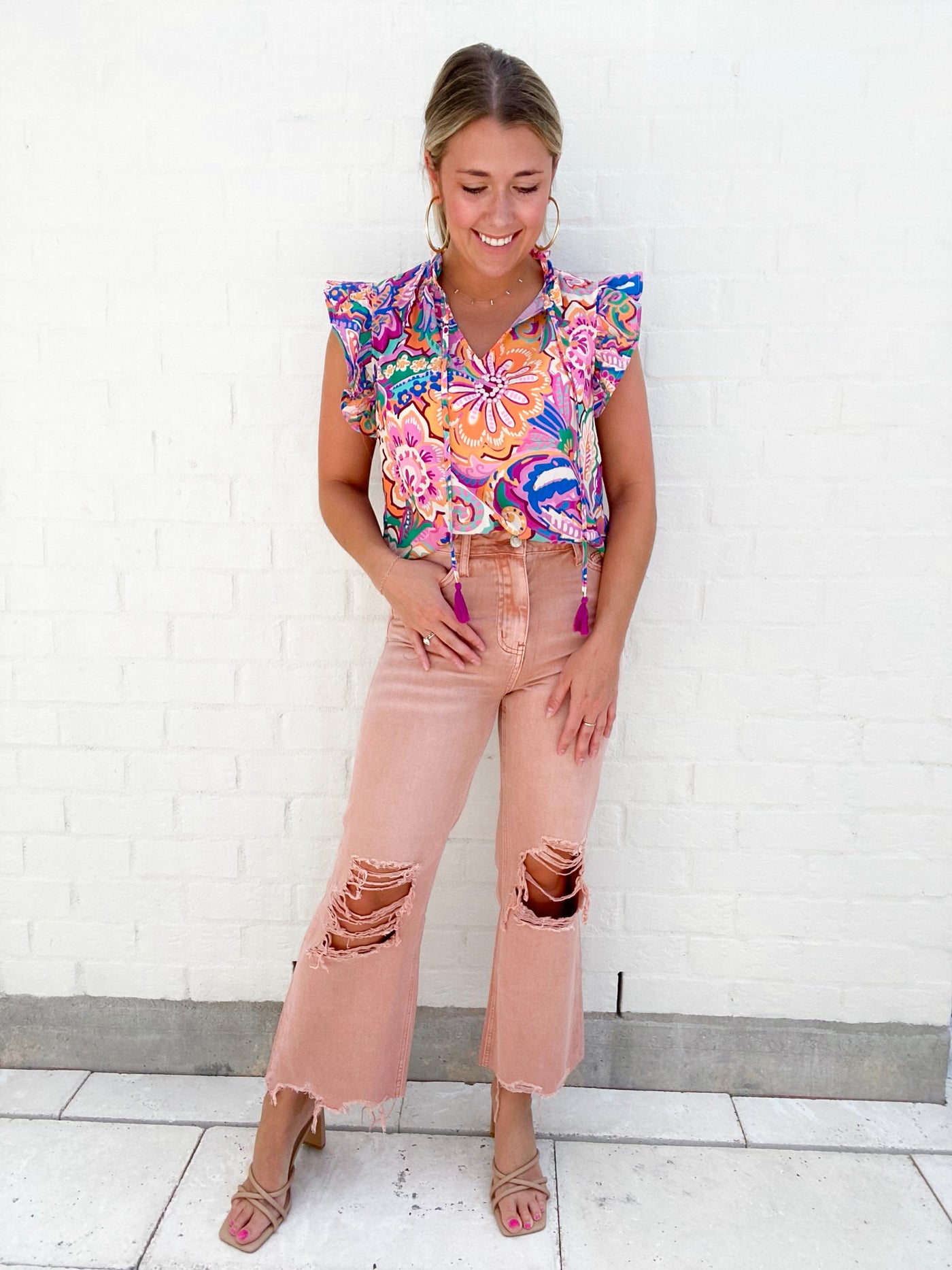 90's Vintage Crop Flare